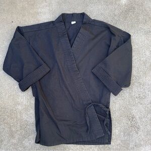 Black Martial Arts Gi Top